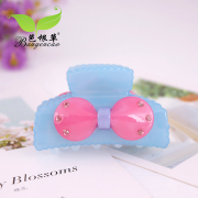 Bagen grass hair accessories children''s hair clip catch clips Candy-colored card grab Korea headgear issue grips