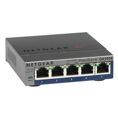 Netgear/美国网件 GS105E 5口1000M千兆简单网管网络交换机 VLAN