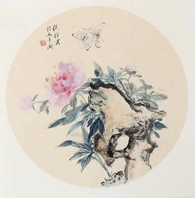 侯静《蝴蝶仙子》学院派新锐美女画家,精致小品.