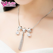 Love is jewelry three depth 16 new jewelry necklace chain nickel plated inlaid zircon-free short box hot sale