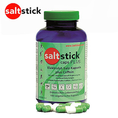 Saltstick Plus马拉松骑行铁三预防抽筋盐丸胶囊电解质补充加强版