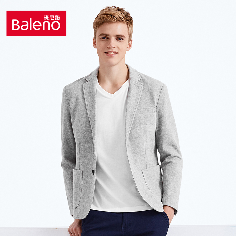 Baleno/班尼路西服 青年时尚便服单西男 休闲小西装外套职业装潮产品展示图3