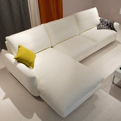 设计师真皮沙发头层牛皮简约日式小户型皮艺沙发羽绒沙发客厅组合