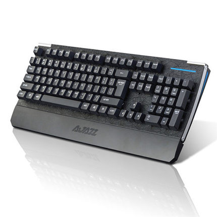 黑爵 驱魔师 电脑笔记本游戏键盘 机械手感键盘USB有线键盘带手托