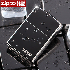 zippo打火机正品 防风刻字黑冰150zl芝宝打火机正版 美国原装芝宝