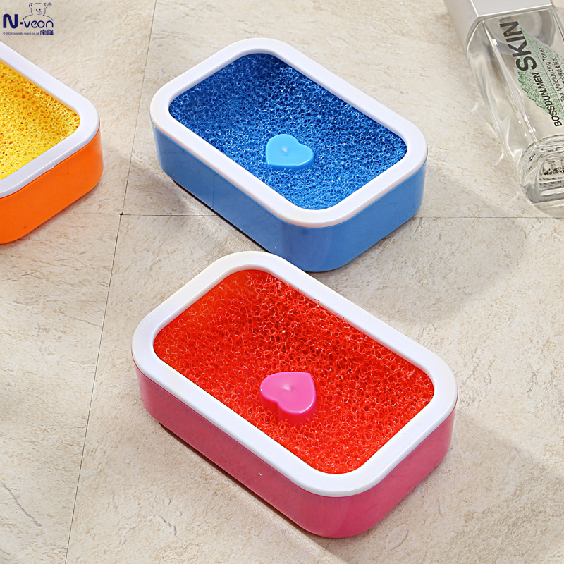 南峰香皂盒 创意双层沥水肥皂盒 大号时尚可爱塑料皂盒肥皂架特价产品展示图2