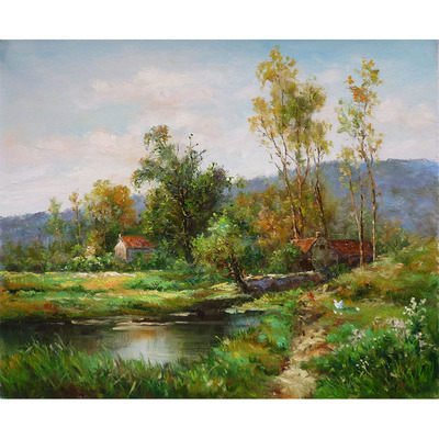 张明辉 《田园风景3》60x80cm xt88