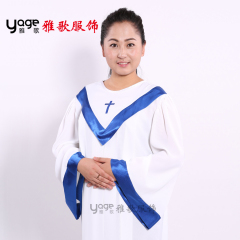 基督教服装圣服圣衣圣诗服教会诗班服唱诗袍YGS066长袖半袖多价