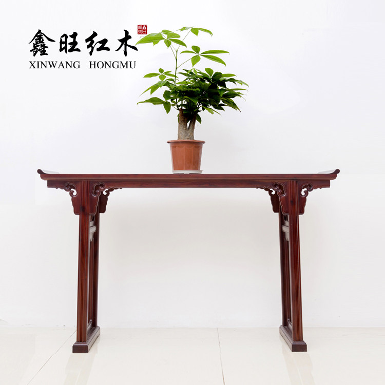 新款特价仿古非洲酸枝翘头案明清古典红木家具平头条案供桌条桌