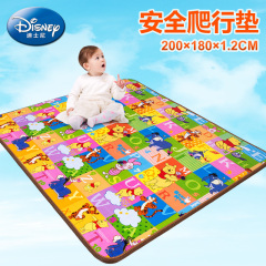 迪士尼 宝宝爬行垫爬爬垫双面环保婴儿加厚1.2cm儿童毯游戏垫