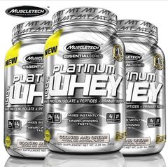 Muscletech肌肉科技白金乳清蛋白粉2磅whey增肌增重健身进口正品