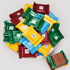 包邮ritter sport德国进口瑞特斯波德mini迷你运动巧克力散装喜糖