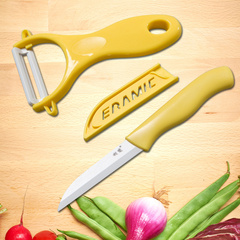 利瓷陶瓷刀套装水果刀瓜果刨削皮刀厨用刀具厨房套刀迷你刀送刀套