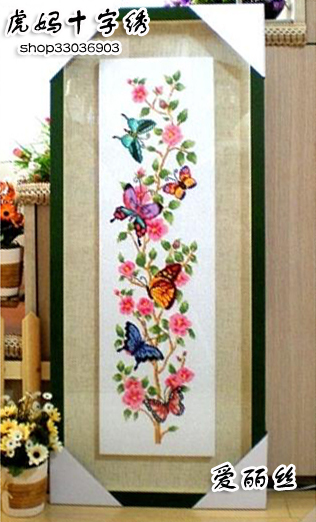 Cross stitch high definition colour Printing paper flowers and plants HH068 Butterflies( 2987 ) cross stitchin the Home Fabric , Stitch & Tools Accessories , Original embroidered map category - from Buy2taobao.com to provide professional Taobao agent buy service