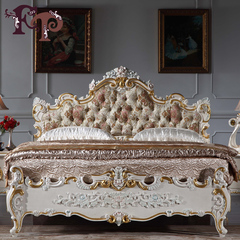 FP卧室家具组合 欧式床法式床1.5米1.8米古典实木床双人大床婚床