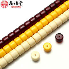 Beeswax colour drum barrel amber beads beads beads bead bracelets bracelet beads wenwan blending isolation beads DIY accessories