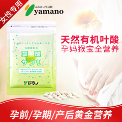 yamano日本铁质叶酸孕前备孕专用进口铁叶酸片280mg*120片