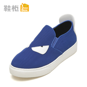 Shoebox shoe fall 2015 new fashion casual women's shoes are flat, shallow foot canvas the lazy man shoes