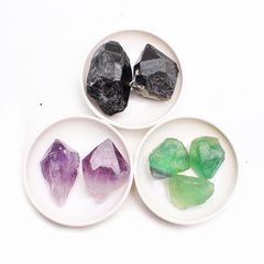 水晶碎石玛瑙原石鱼缸水晶石盆栽消磁紫水晶原石摆件原矿标本能量