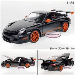 WELLY威利 1:24 保时捷 911 GT3 精致 促销 合金汽车模型