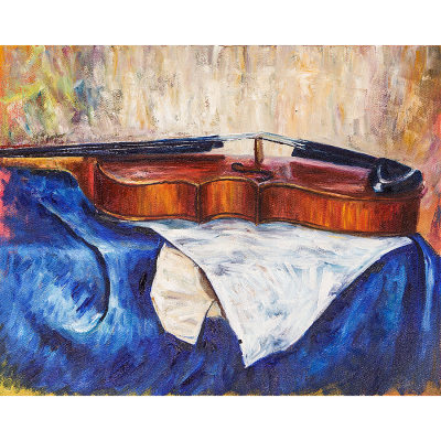 《小提琴》普拉东诺夫.森雅 伯爵夫人油画馆