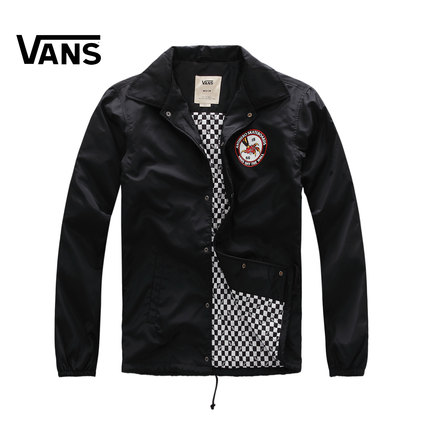 【聖誕特惠】VANS/範斯秋季棕色/男款棉夾克VN-0VB81M7/BLK/NVY - 522683589301