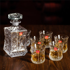包邮意大利RCR进口水晶玻璃创意威士忌烈酒洋酒杯七件套酒具套装