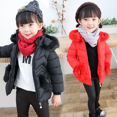 儿童棉衣女童棉袄童装加厚小孩冬季婴儿保暖外套宝宝冬装1-2-3岁