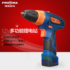 PROXXIMA 12V锂电充电钻手电钻多功能家用电动螺丝刀电起子锂电钻