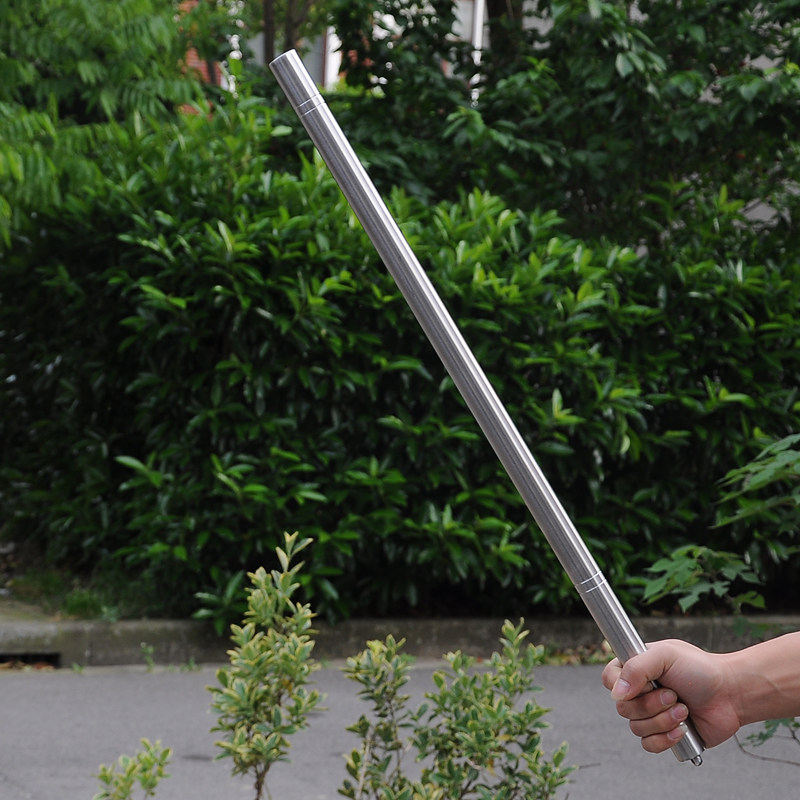 不锈钢短棍车载防身武器酷棍武术装备用品器材自卫棍钢棍