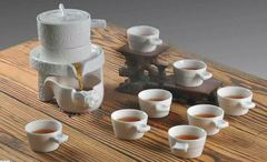 特价原创专利时来运转茶具套装整套功夫石磨泡茶壶杯自动冲水套装