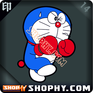 3m反光汽车贴纸卡通动漫哆啦a梦小叮当机器猫14