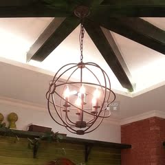 美式吊灯复古工业吊灯乡村北欧工程客厅书房餐厅吧台咖啡馆做旧