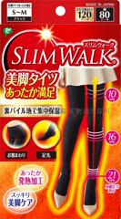 日本代购 上海现货 slim walk连裤美腿瘦腿袜 提臀修身塑型 120D