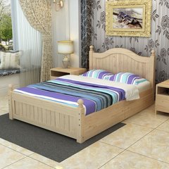 实木床单人床成人经济型单人木床1.5米床松木床木床双人床1.8米