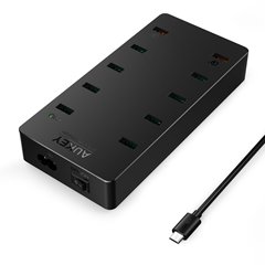 AUKEY 新款多口USB快充闪充QC3.0 十口（8 2 QC 3.0）充电器PA-T8