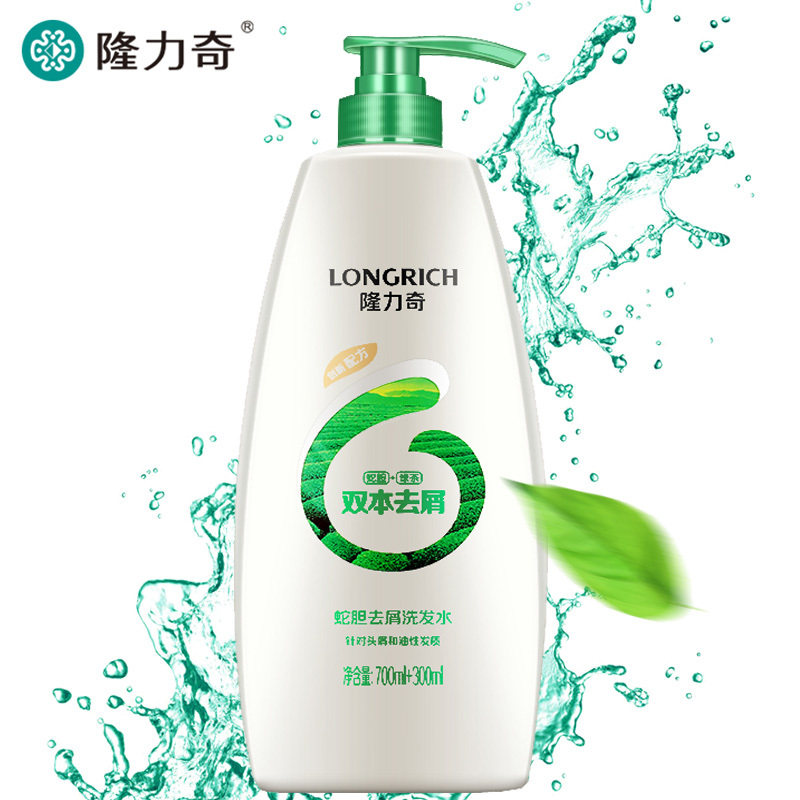 隆力奇 蛇胆去屑洗发水1l怎么样,实测