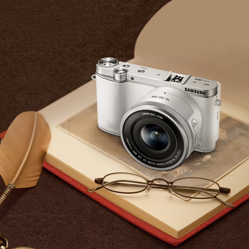 三星nx3000套机(16-50mm)微单反数码相机高清照相机单电自拍神器