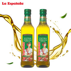 莱瑞La Espanola西班牙进口特级初榨橄榄油500ml*2瓶组合食用油