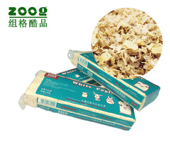 zoog组格仓鼠兔子龙猫花枝鼠除臭木屑1000g 仓鼠用品吸水垫料刨花