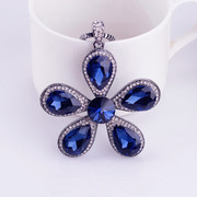 Postal flowers decorative necklace sweater chain long women Korea fashion jewelry pendants Joker accessories