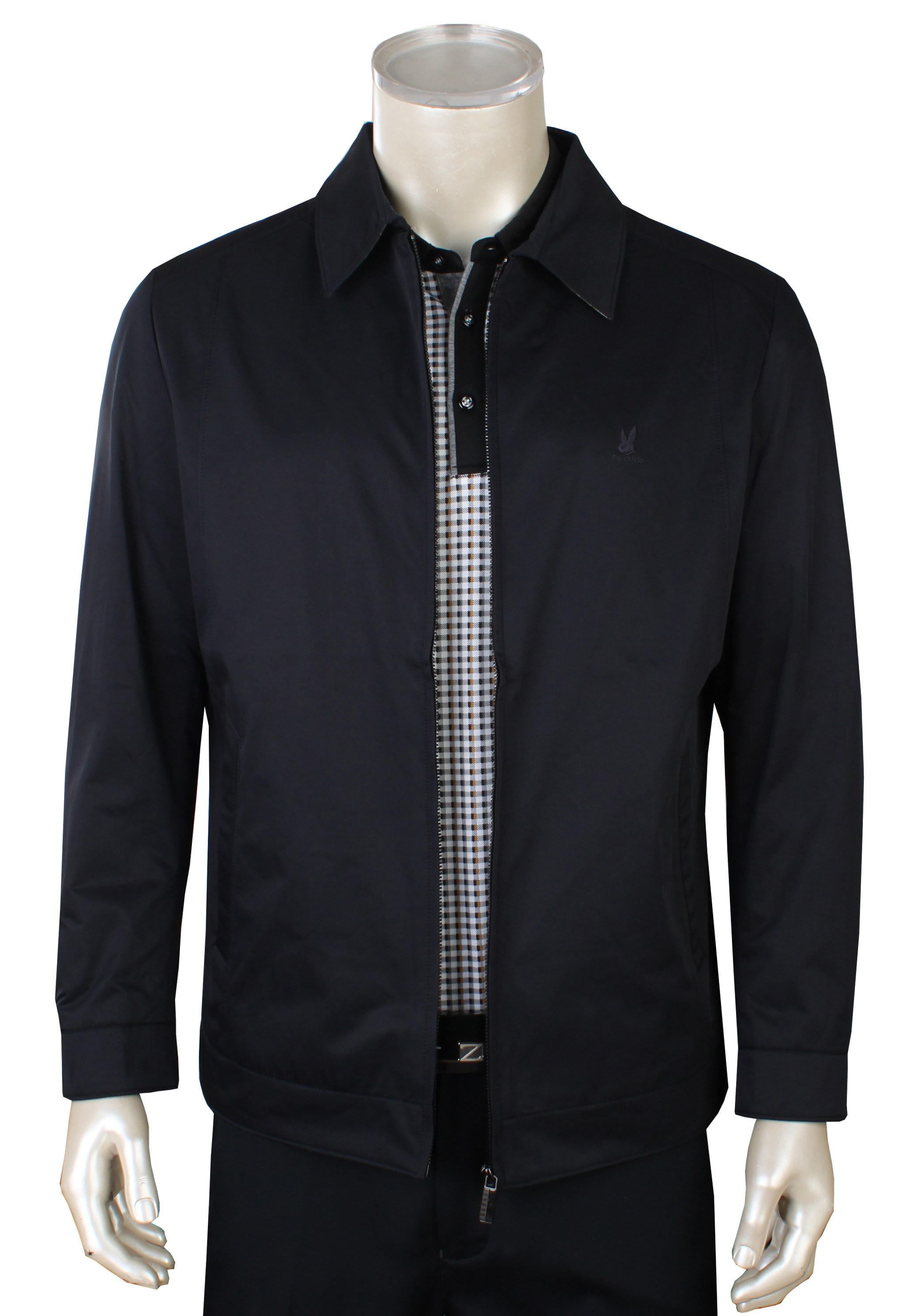 玉兔公子春秋冬装宽松翻领茄克青中年男装男士夹克衫外套时尚都市