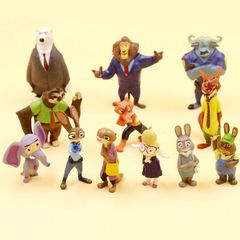 疯狂动物城周边 zootopia 大都会12款乌托邦手办公仔摆件玩偶礼物