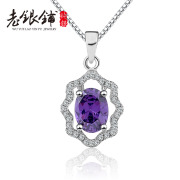 Old silver necklace 925 Silver Pu women new short necklace of clavicle female allure Korea fashion jewelry with diamonds