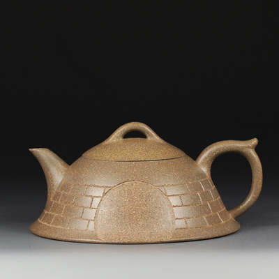 全手工 高温天青泥 实力派青年陶手 许志健【半月壶】