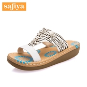 Sophia and summer horse hair Zebra print colour matching rhinestone flower with women in thongs SF52116007