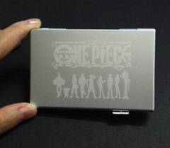 银色海贼王SIM卡盒 SIM卡包 SD卡盒 TF卡收纳盒CF PSV MS 3DS卡盒