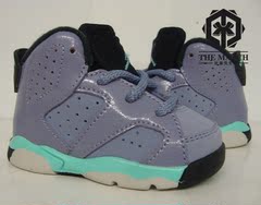 美国发货 JORDAN RETRO 6乔丹篮球鞋 童鞋 紫 亲子鞋 645127 508