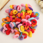 Xin Mei Korean children seamless rings 100 Pack flower hair band hair jewelry