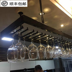 酒杯架悬挂高脚杯架红酒杯架KTV酒吧吊杯架创意酒具酒架倒挂杯架